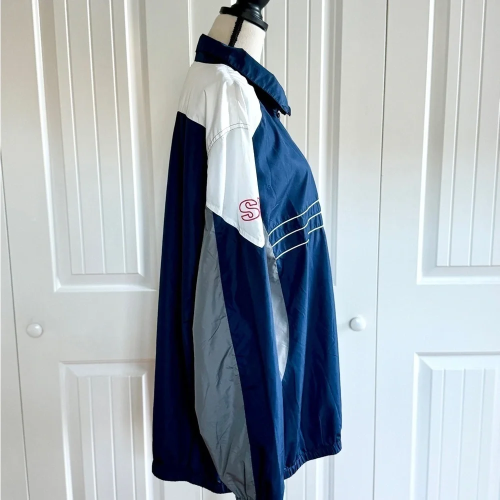 Los Angeles Chargers NFL Windbreaker Jacket Men’s XL Blue Colorblock Full Zip